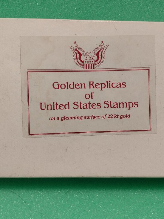 Unknown Other - 22 kt Golden Replicas of United States Stamps 1980